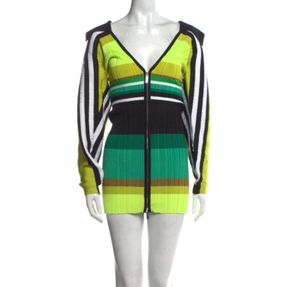 Christopher John Rogers Striped Mini Dress w/ Tags Size: S